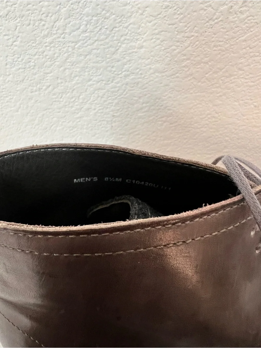 Cole Haan Men’s Roadlots Gray Ankle Boots Size 8.5M Lace-Up Casual Leather Boots